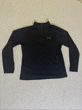 Under Armour Men’s L Black 1/4 Zip Performance Pullover